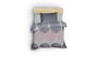 L'essentiel linge de maison Juego de funda de edredón individual Ranforce - Gris, Rosa y Blanco
